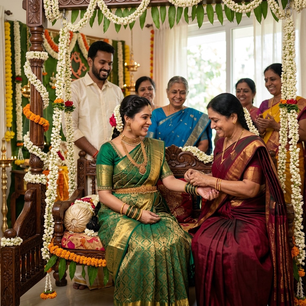 Valaikaapu Ceremony